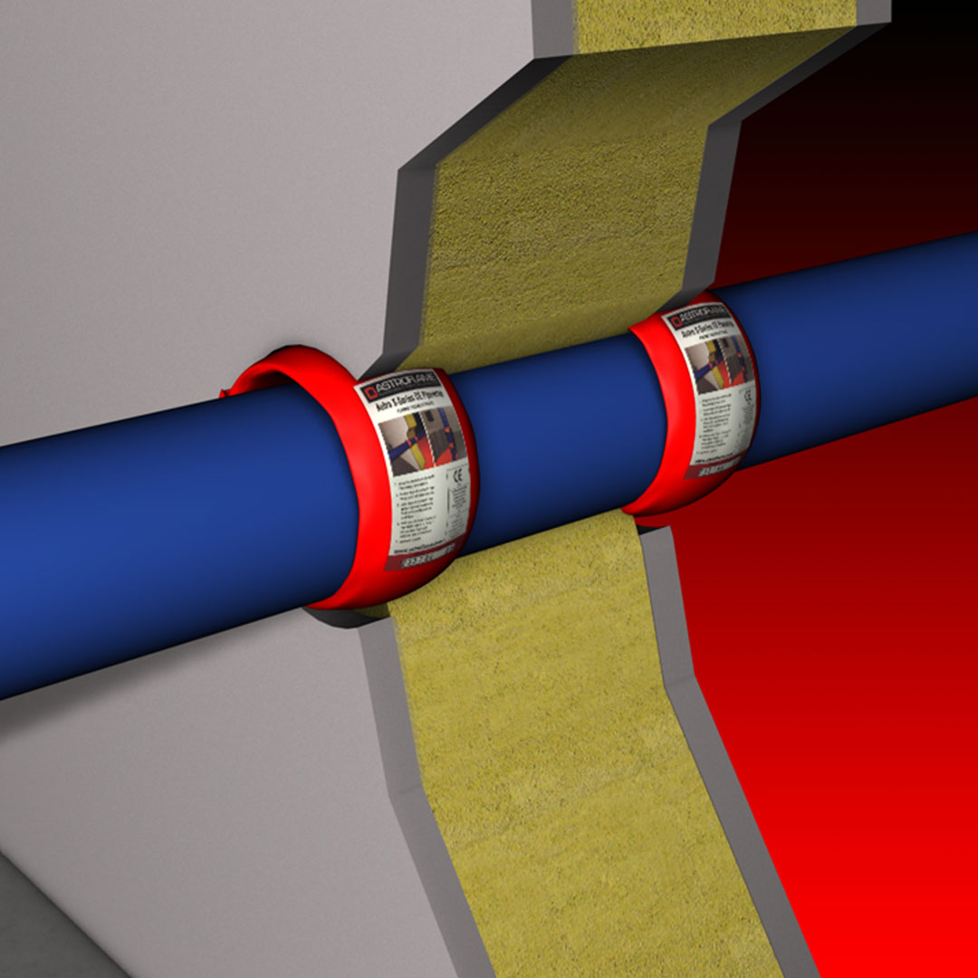 Intumescent CE Marked Pipe Wrap