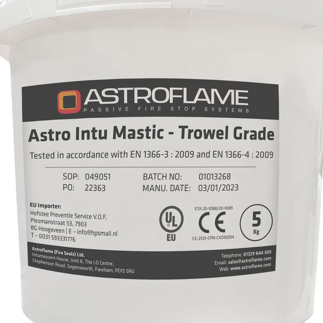 Astro Intu Mastic - Trowel Grade At Astroflame EU